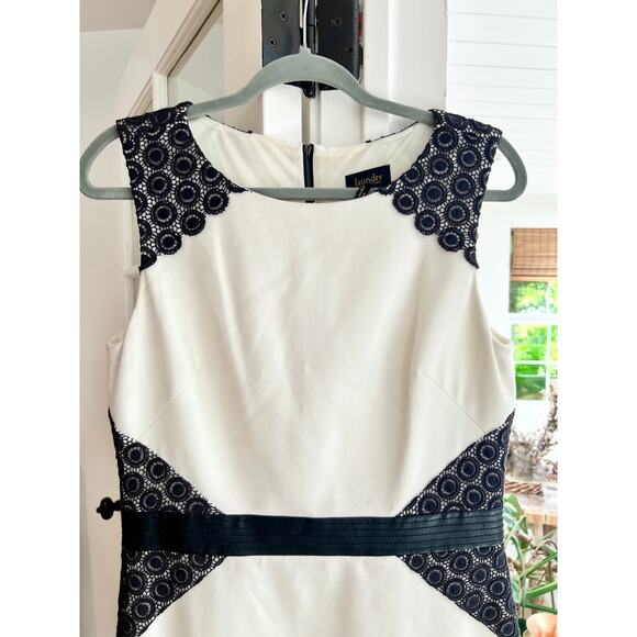 Laundry by Shelli Segal Sleeveless Dress w/Lace, Size 10 - Picture 2 of 5